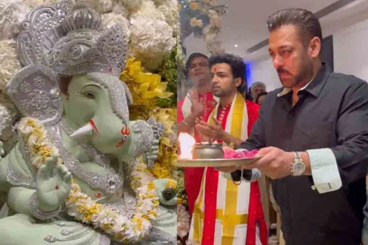 Salman Khan: వినాయక చవితి వేడుకల్లో సల్మాన్ ఖాన్.. వీడియో వైరల్!