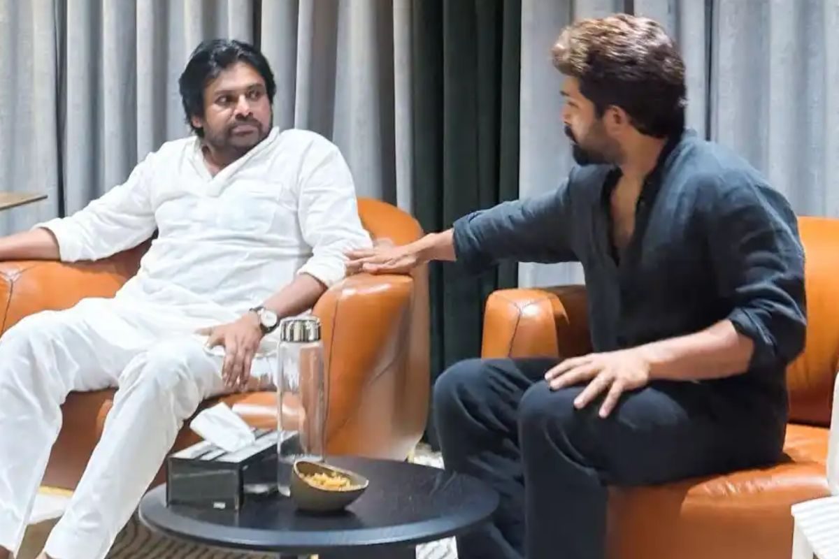 Pawan Kalyan: అల్లు ఫ్యామిలీని పరామర్శించిన పవన్ కళ్యాణ్... ఫోటో వైరల్!