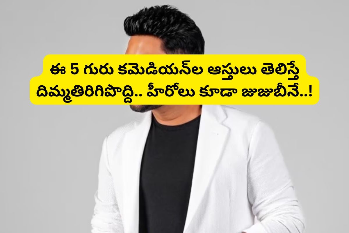 ఈ 5 గురు కమెడియన్‌ల ఆస్తులు తెలిస్తే ఫ్యూజులు అవుటే.. హీరోలు కూడా జుజుబీనే!