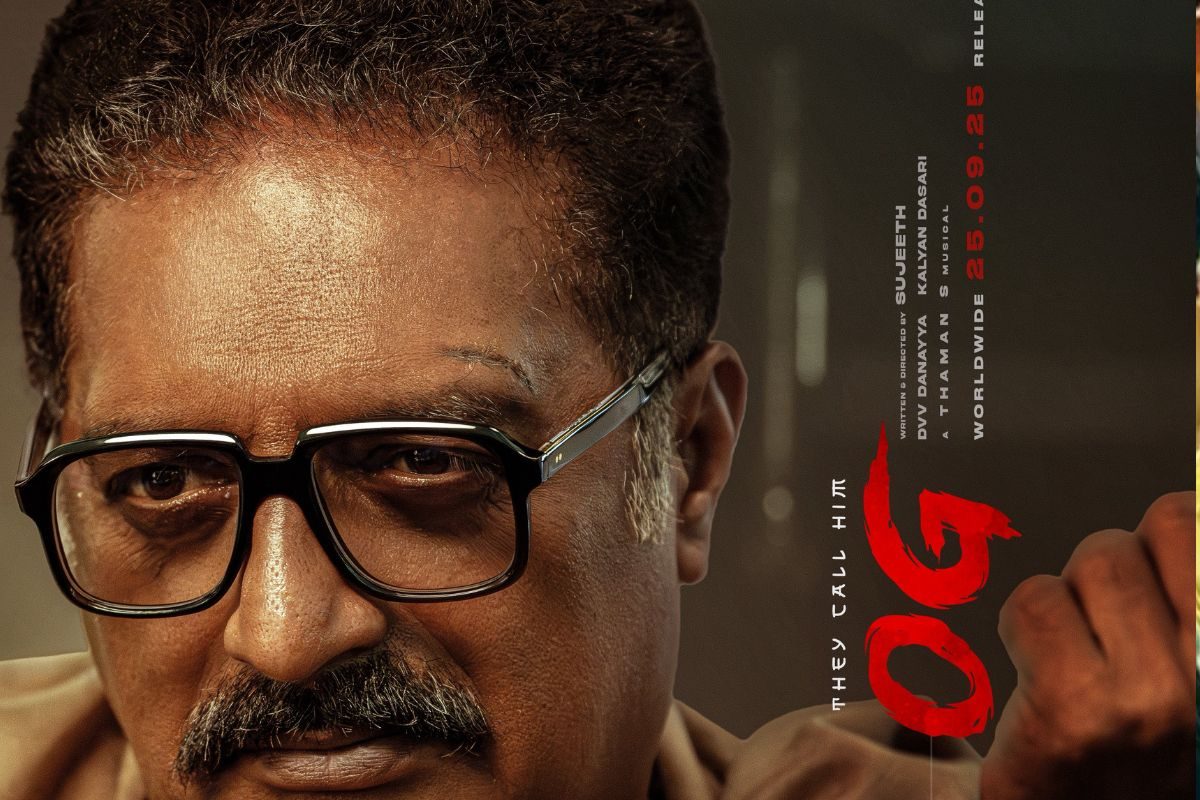 OG Movie: 'ఓజీ'లో పవర్ ఫుల్ రోల్‌లో ప్రకాష్ రాజ్... పోస్టర్‌తో పిచ్చెక్కించేశారుగా!