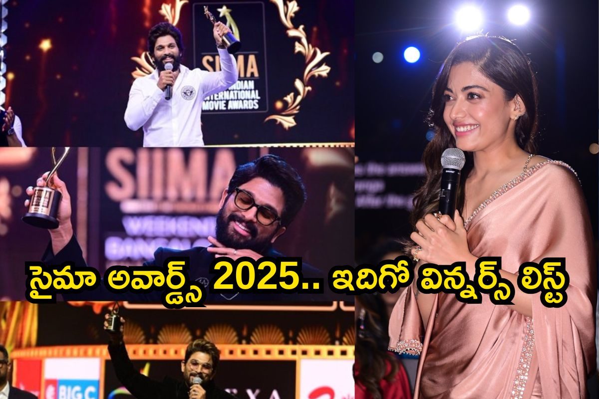 SIIMA Awards 2025: సైమా సినీ సందడి.. బెస్ట్ యాక్టర్ అల్లు అర్జున్, ఇదిగో విన్నర్స్ లిస్ట్