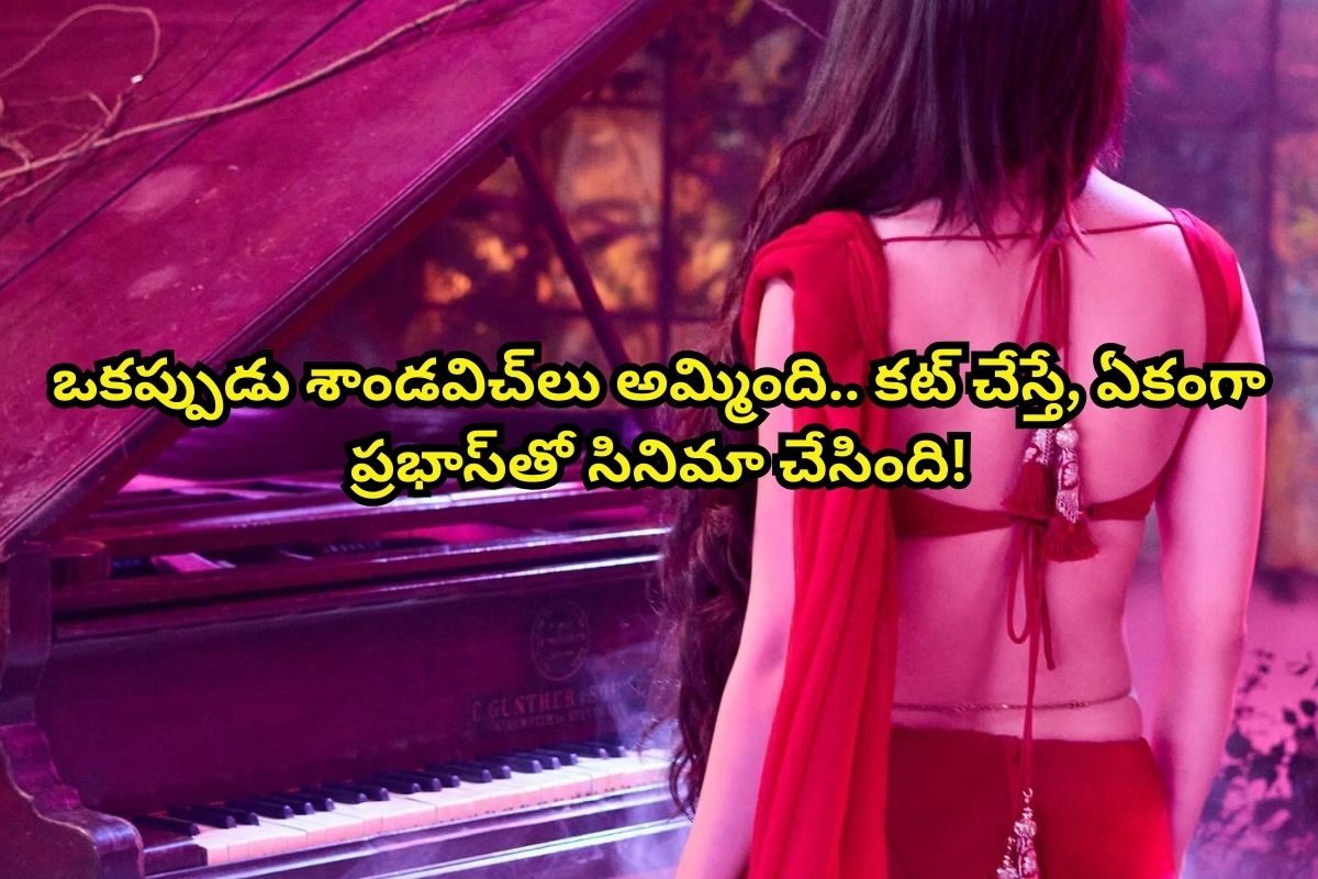 ఒకప్పుడు శాండ్‌విచ్‌లు అమ్మింది.. కట్ చేస్తే, ప్రభాస్‌తో రూ.400 కోట్ల సినిమా చేసింది!