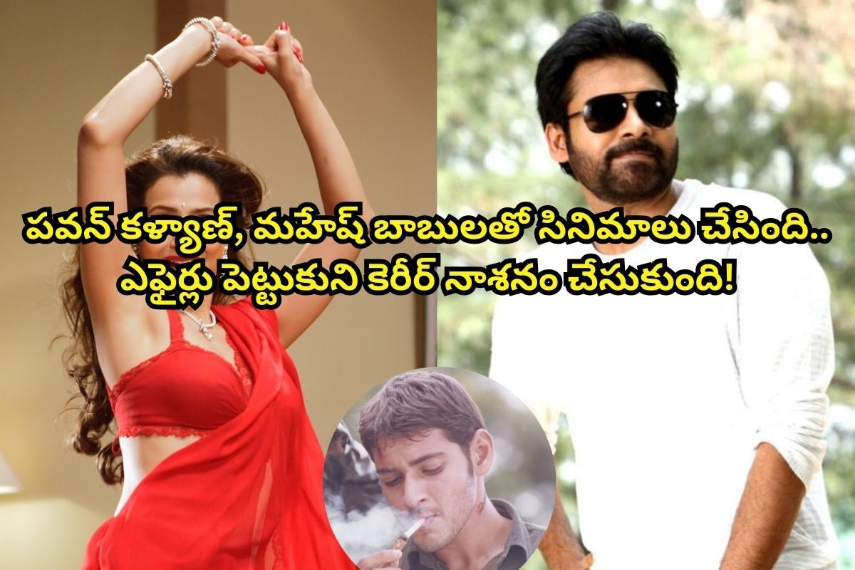 Heroine: మహేష్ బాబు, పవన్ కళ్యాణ్‌లతో సినిమాలు చేసింది.. కట్ చేస్తే, 4గురితో ఎఫైర్ పెట్టుక