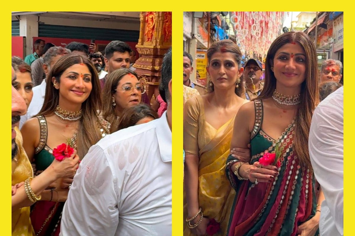 లాల్ బాగ్ గణేశుణ్ని దర్శించుకున్న శిల్పా శెట్టి.. ఫొటోలు చూడండి!