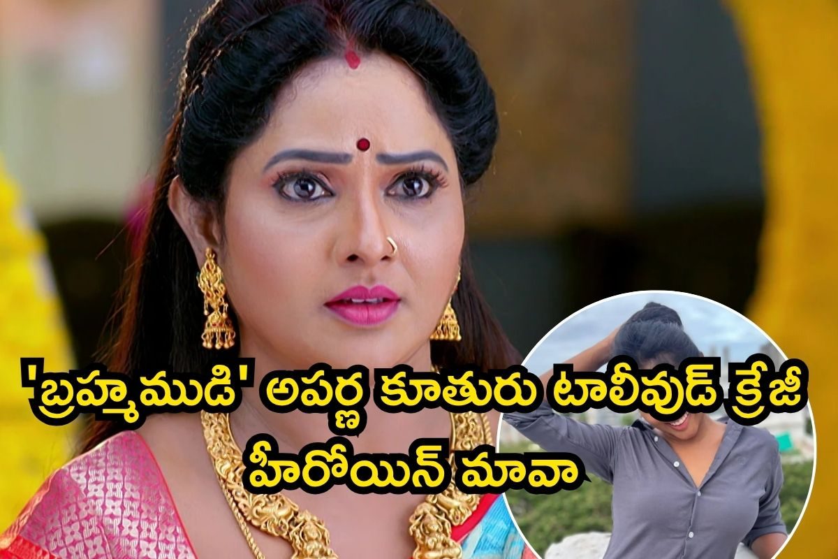 Brahmamudi:'బ్రహ్మముడి' అపర్ణ కూతురు తెలుగులో క్రేజీ హీరోయిన్‌ అని తెలుసా? వామ్మో, ఏం అందం