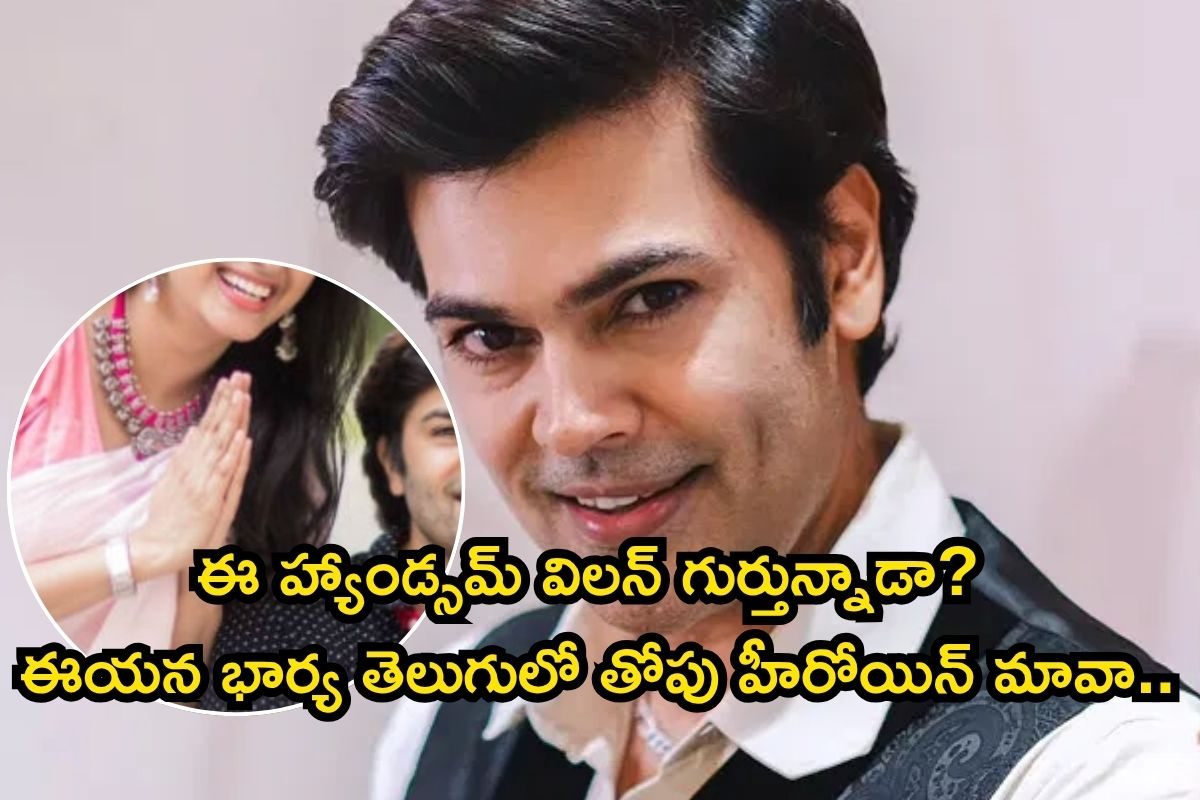 ఈ పవర్‌ఫుల్ డమరుకం విలన్ తెలుసుగా? ఈయన భార్య కూడా తెలుగులో తోపు హీరోయిన్ మావా..