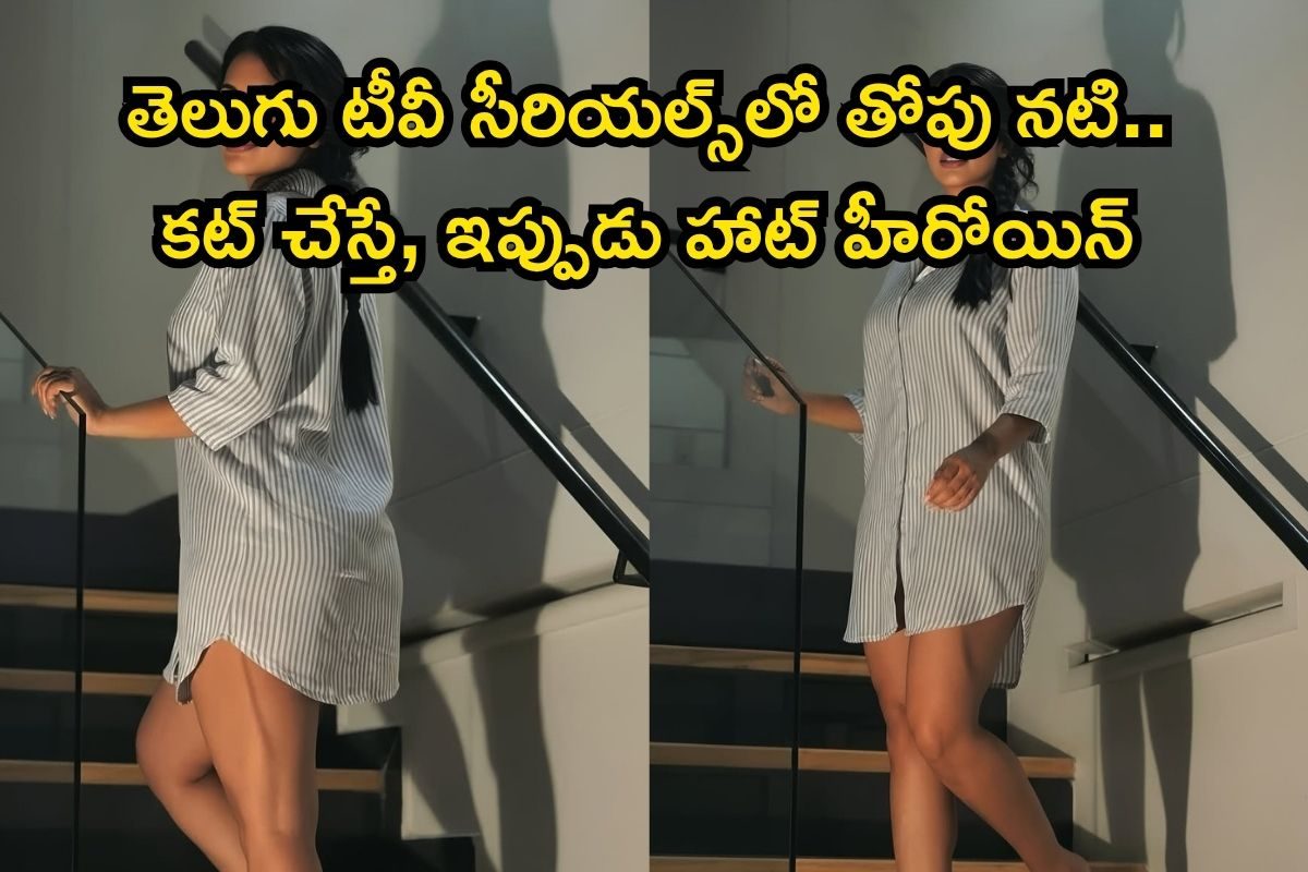ఇదేందిరా మావా.. ఈ ఆంటీ ఇలా మారిపోయింది! ఈ తెలుగు సీరియల్ నటి ఇప్పుడు హాట్ హీరోయిన్‌రా బాబూ