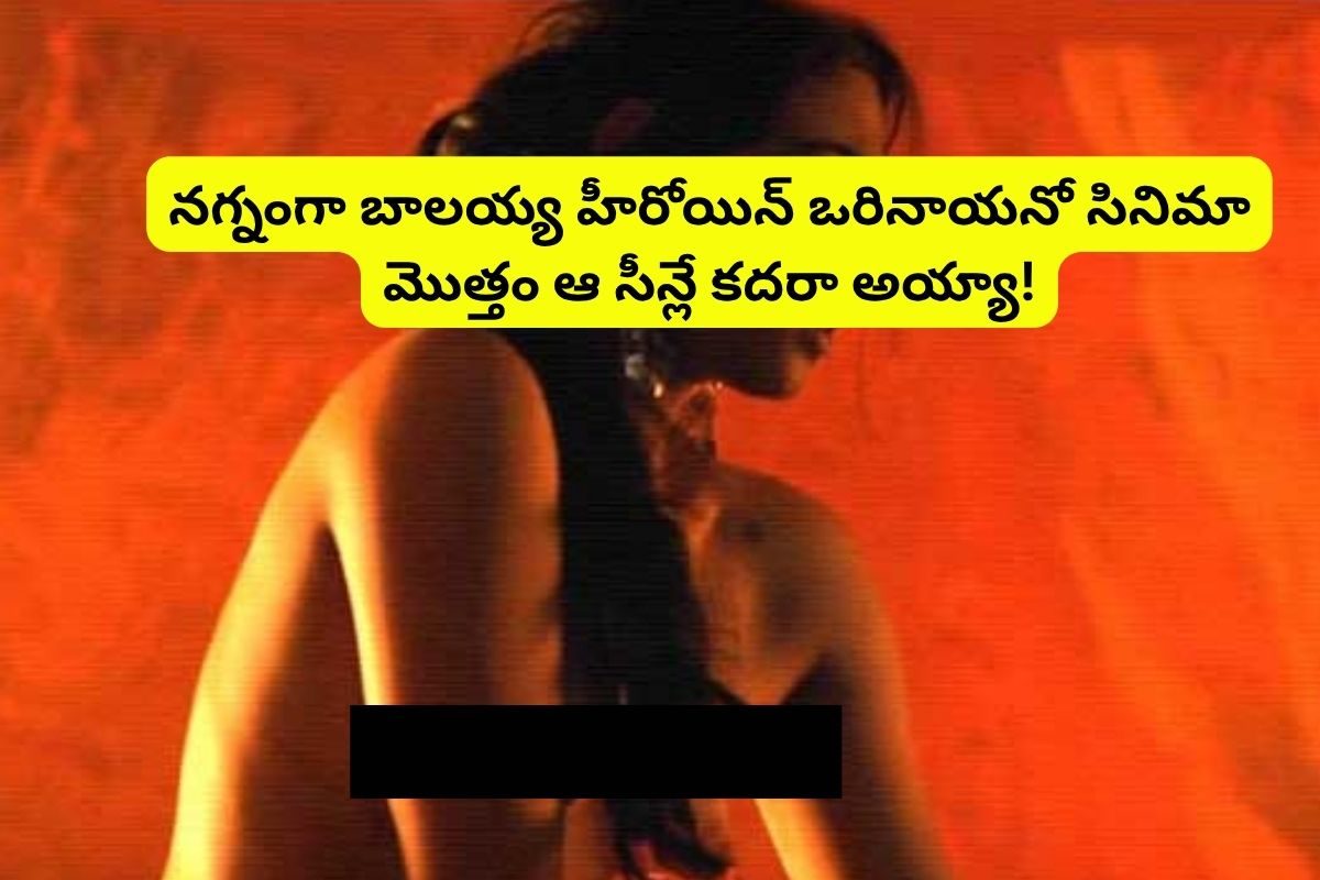 Actress: ఏంటీ.. బాలయ్య హీరోయిన్ ఈ సినిమాలో న్యూడ్‌గా నటించిందా?... సినిమా మొత్తం ఆ సీన్లే