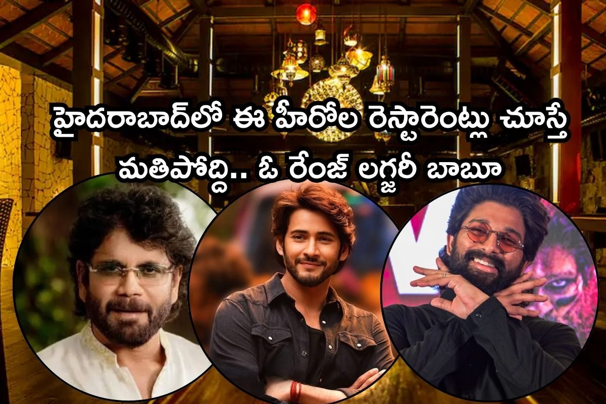 ఈ తెలుగు హీరోలు వ్యాపారంలో కూడా తోపులే.. హైదరాబాద్‌లో లగ్జరీ రెస్టారెంట్లు, మీరు వెళ్ళారా?