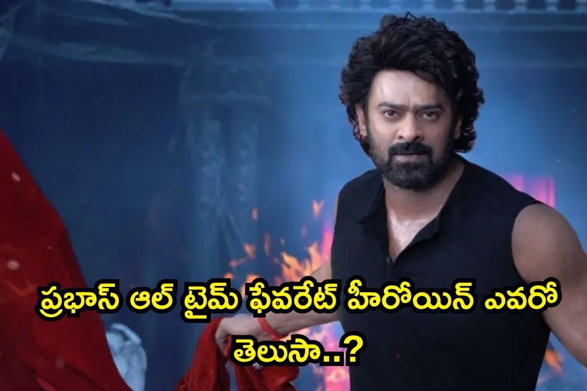 Prabhas: ప్రభాస్ ఆల్‌ టైమ్‌ ఫేవరేట్ హీరోయిన్ ఎవరో తెలుసా..? ఎంతైనా నువ్వు మాములోడివి కాదయ్