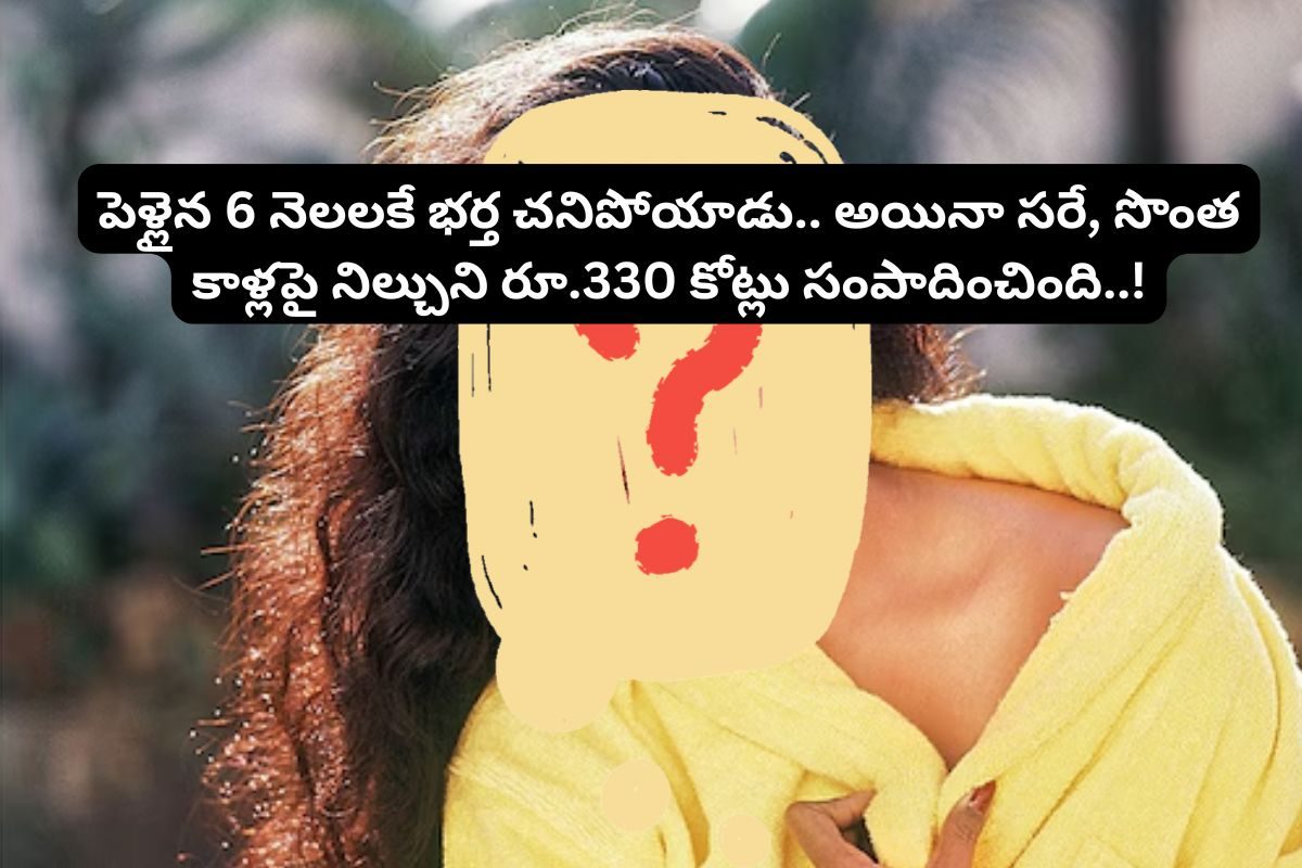 పెళ్లైన 6 నెలలకు భర్త ఆత్మహత్య.. అయినా సరే, సొంత కాళ్లపై నిల్చొని 330 కోట్లు సంపాదించింది!