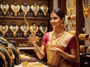 Gold Rate Today: ఒక్క రోజులో బంగారం ధర భారీగా పతనం... ఆల్ టైమ్ హై నుంచి గోల్డ్ రేట్ ఢమాల్ (ప్రతీకాత్మక చిత్రం)