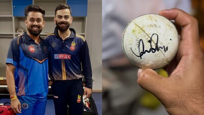 Kohli Praises Bowler Who Dismissed Him, Gifts Autographed Ball