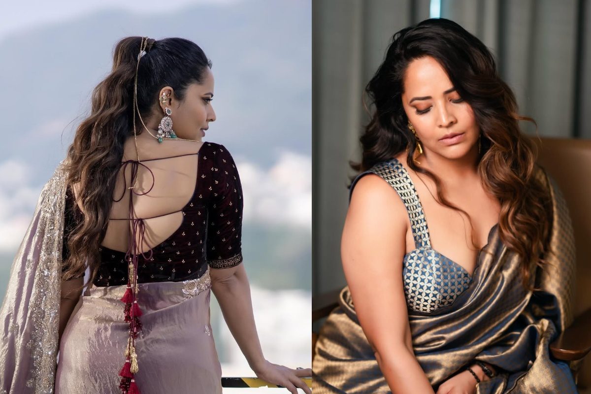 Anasuya: శారీలో అదరగొట్టిన అనసూయ.. కుర్రాళ్లు పిచ్చెక్కిపోయే ఫోటోస్ వదిలిందిగా..!