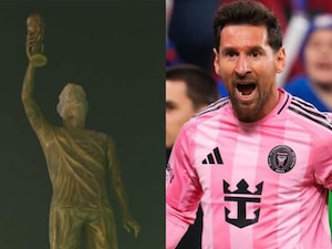 లియోనెల్ మెస్సీ విగ్రహం