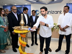 Nara Lokesh inaugurates Cognizant's Vizag office; 8,000 jobs, ₹1,583 Cr investment