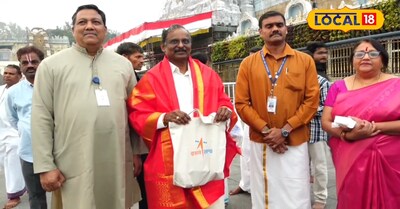 శ్రీవారి సేవలో ఇస్రో చైర్మన్ వీ నారాయణన్.. 24 న నూతన బాహుబలి రాకెట్..!