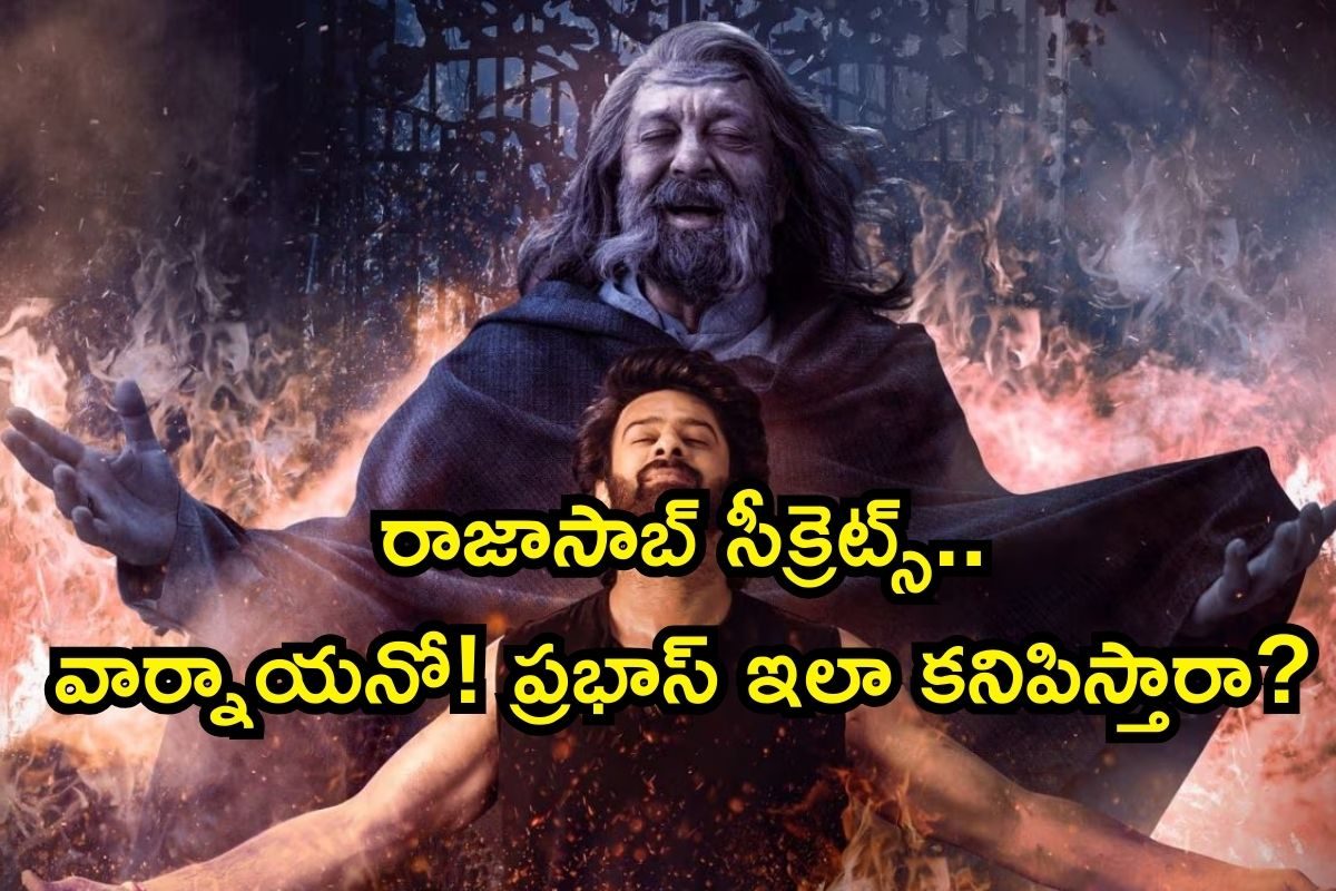 Prabhas Rajasaab: రాజాసాబ్‌ సీక్రెట్స్ రివీల్.. వార్నాయనో! ప్రభాస్ ఇలా కనిపిస్తారా? మెంటలెక్కిపోతోంది భయ్యా..