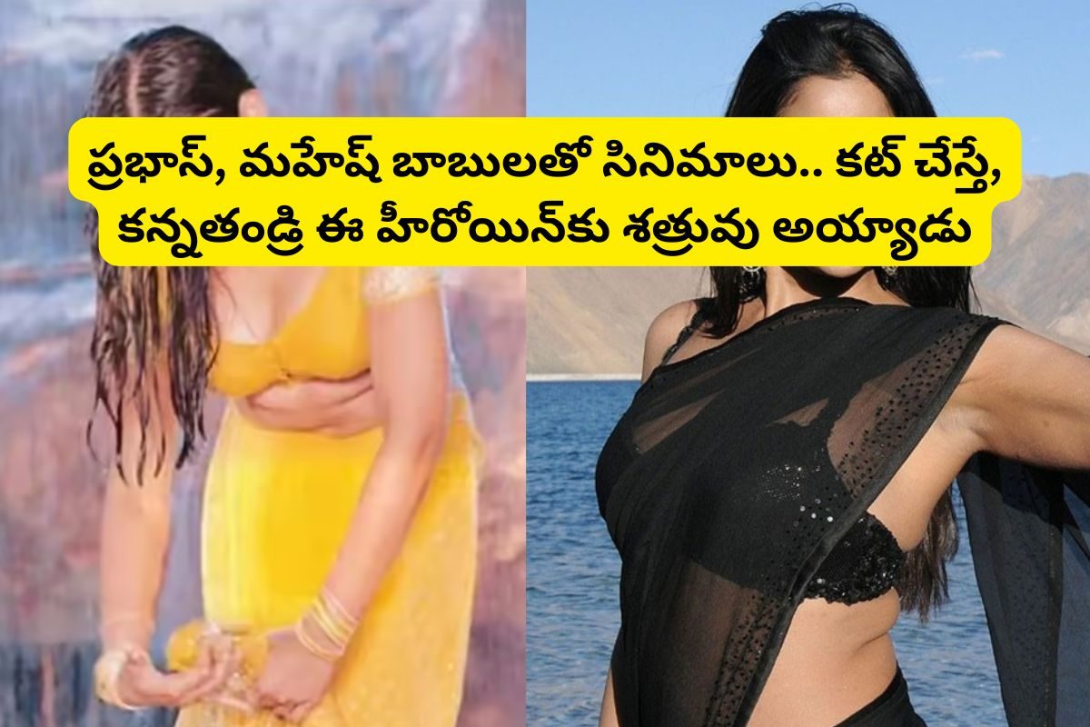 ప్రభాస్, మహేష్‌ బాబులతో సినిమాలు.. కట్ చేస్తే, కన్నతండ్రి ఈ హీరోయిన్‌కు శత్రువు అయ్యాడు..