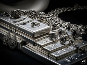 चांदी की कीमतों में भारी गिरावट, रिकॉर्ड ऊंचाई के बाद भविष्य में अस्थिरता की आशंका.