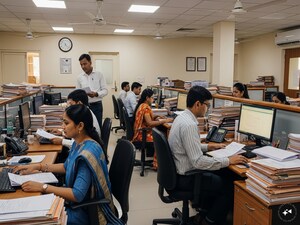 2025 డిసెంబర్ 31తో 7వ పే కమిషన్ 10 సంవత్సరాల పదవీ కాలం ముగియబోతోంది. అందువలన, 2026 జనవరి 1 నుంచి జీతాల పెరుగుదల జరుగుతుందా అనే ప్రశ్న ఉద్యోగుల్లో ఉంది. కానీ, 8వ పే కమిషన్ ఇంకా అమలులోకి రాలేదు కాబట్టి, ప్రస్తుతం 7వ పే కమిషన్ ప్రకారం జీతాలు, డీఏ పెరుగుదల కొనసాగుతాయి. అయితే, 8వ పే కమిషన్ అమలులోకి వస్తే, కొత్త జీతాలను రేట్రోస్పెక్టివ్ (మునుపటి కాలానికి వర్తించేలా) గా చెల్లించాలి అని చెబుతున్నారు. (ప్రతీకాత్మక చిత్రం)