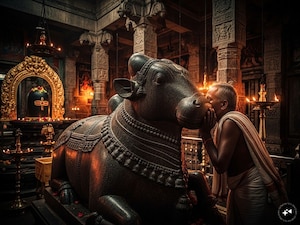 Nandi's Ear: Why Devotees Whisper Wishes in Shiva Temples