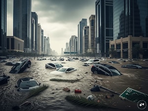 UAE Floods: Desert Cities Submerged as Climate Change Triggers Unprecedented Rains
