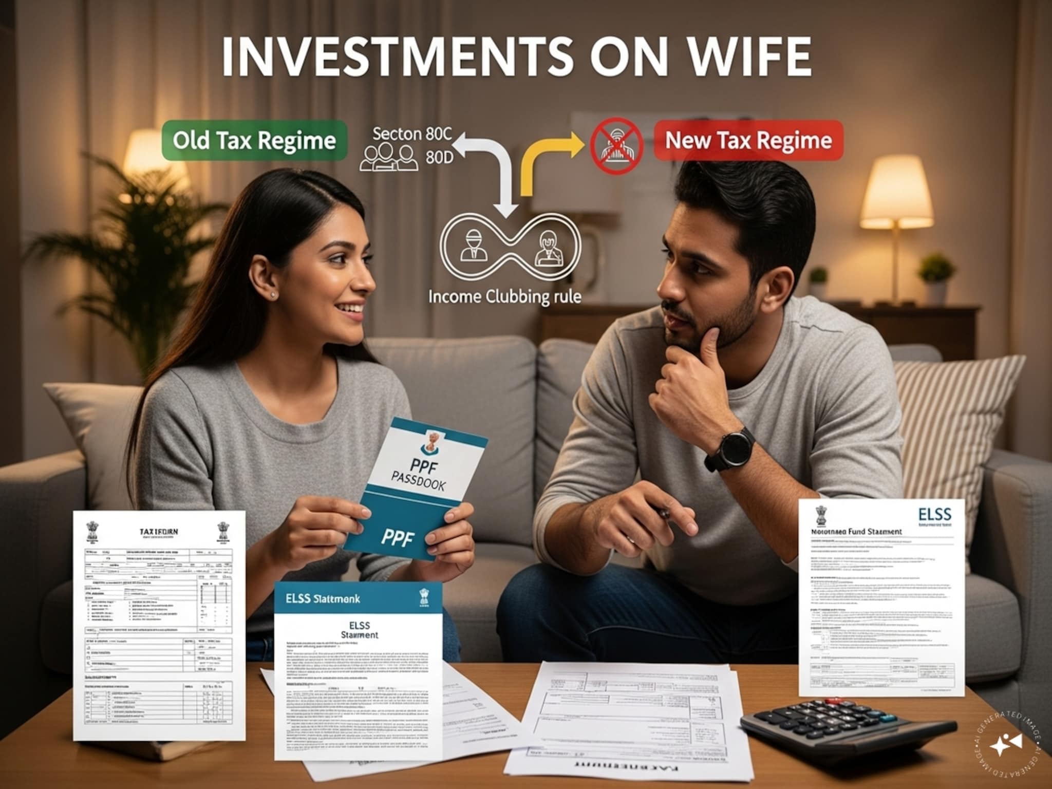 భార్య PPF, ELSS ఇన్వెస్ట్‌మెంట్స్‌పై.. భర్త 80C ట్యాక్స్‌ బెనిఫిట్స్‌ క్లెయిమ్‌ చేయవచ్చా?