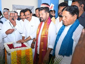CM Revanth Inaugurates Sadarmat Barrage, Chanaka-Korata Pump Houses; 18,000 Acres to Benefit