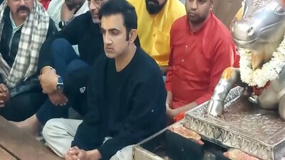 Gambhir, KL Rahul Seek Blessings at Ujjain Mahakaleshwar Amidst IND vs NZ Series