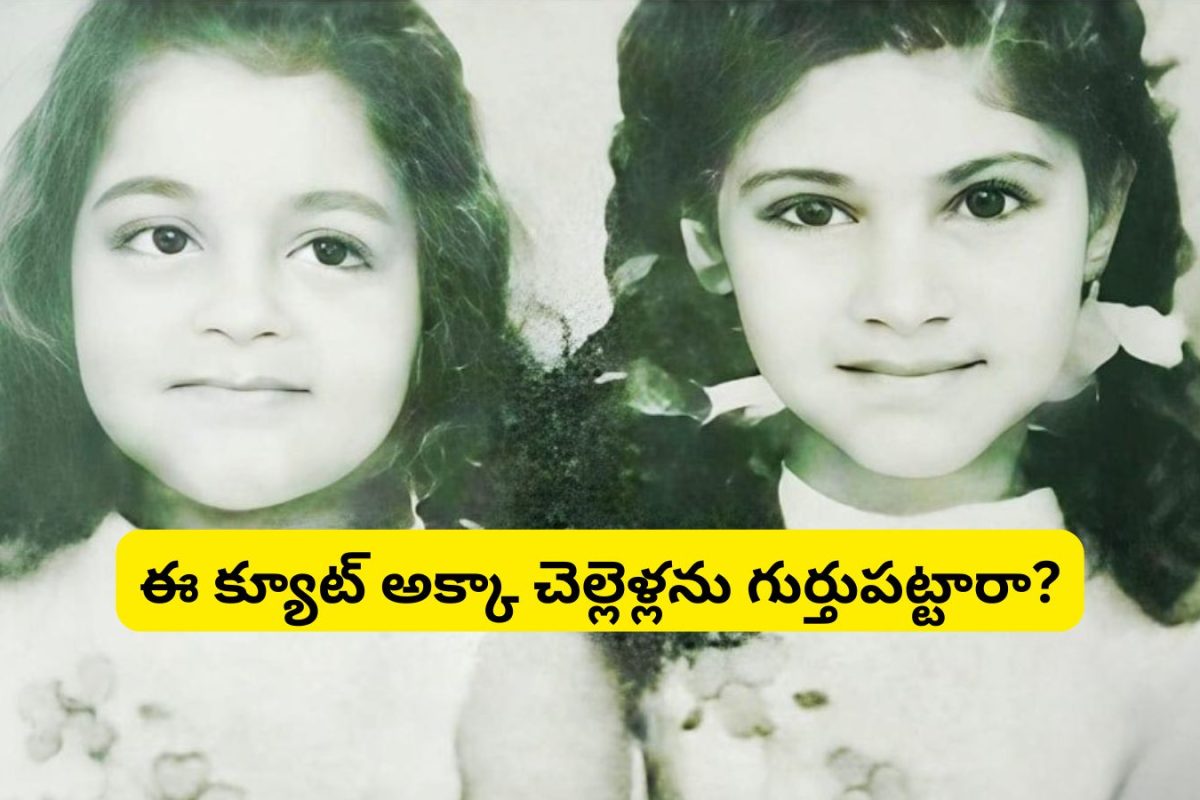 ఈ ఫోటోలో ఉన్న అక్కచెల్లెళ్లను గుర్తుపట్టారా?.. ఒకే హీరోతో ఎంట్రీ ఇచ్చారు.. అక్కనేమో ఇండస్ట్రీని ఏలింది.. చెల్లి మాత్రం ఇండస్ట్రీలో కనిపించకుండా పోయింది