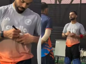 బాల్ బాయ్‌తో కోహ్లీ