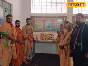 శివ దీక్షపరులు వేములవాడ రాజన్న గుడి