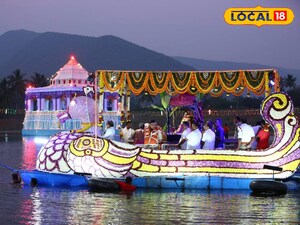 సింహాచలంలో ఘనంగా లక్ష్మీ నరసింహ స్వామి తెప్పోత్సవం