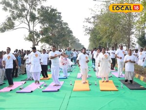 అరసవల్లి రథసప్తమి వేడుకల్లో 80 ఫీట్ రోడ్డుపై సూర్య నమస్కారాల సందడి