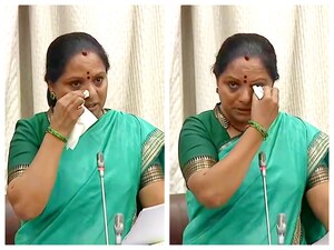 శాసన మండలిలో కన్నీరు పెట్టిన కవిత.. బీఆర్ఎస్‌పై ఆరోపణాస్త్రాలు