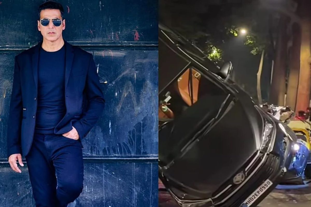 Akshay Kumar Car: బాలీవుడ్ హీరో అక్షయ్ కుమార్ కారుకు ప్రమాదం..!