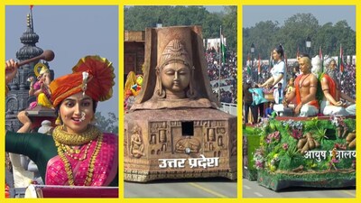 Republic Day 2026 Tableaux: 77వ గణతంత్ర దినోత్సవం ఘనంగా జరుగుతోంది. పరేడ్‌లో శకటాలు ఇక్కడ చూద్దాం.