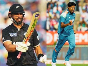 IND vs NZ 1st ODI: न्यूजीलैंड ने भारत को दिया 301 रनों का लक्ष्य, मिचेल ने जड़े 84 रन.
