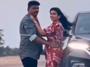 Viral Video: కొంపముంచిన ప్రీ-వెడ్డింగ్ షూట్... ఈ వీడియో చూస్తే మీ నవ్వాగదు (image: X)
