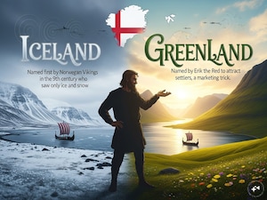 ग्रीनलैंड का बर्फीला विरोधाभास: 80% बर्फ से ढके होने पर भी इसे 'ग्रीनलैंड' क्यों कहते हैं?