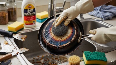 Burnt Pots Shine Like New: Re. 1 Trick with Onion and Lemon!