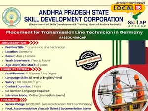 జర్మన్ భాష అవసరం లేదు... జర్మనీలో 2 సంవత్సరాల ఉద్యోగ ఒప్పందం