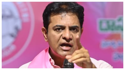 केटीआर ने कांग्रेस पर नगर निगम चुनावों में 'अंधाधुंध खर्च' का आरोप लगाया, भाजपा का मजाक उड़ाया.