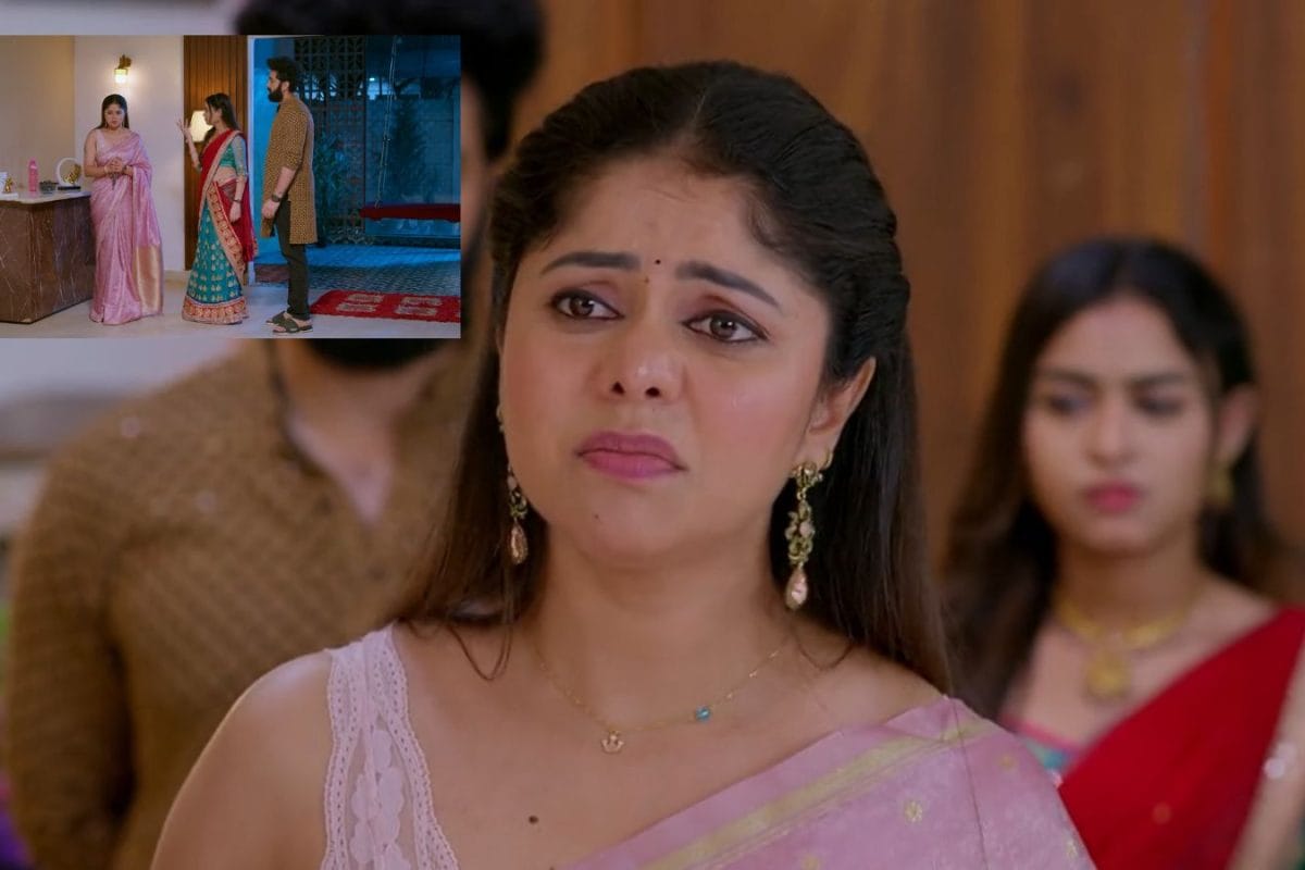 ‎Brahmamudi Serial Today February 21st Episode: రుద్రాణిని చెప్పుతో కొట్టిన కావ్య.. తల్లిని బయటికి గెంటేసిన రాహుల్!