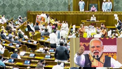 संसद में हंगामा: महिला सांसदों पर PM मोदी पर हमला करने की कोशिश का आरोप