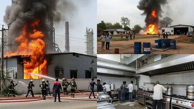 तेलंगाना में एक ही दिन में आग-विस्फोट की कई घटनाओं से हड़कंप.