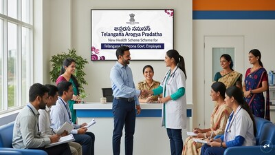 तेलंगाना कर्मचारियों को नई स्वास्थ्य योजना: कैशलेस उपचार, संयुक्त योगदान