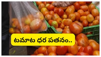 Tomato price: ప్రస్తుతం టమాట ధరలు భారీగా పతనం అవుతున్నాయి. కిలో టమాట ధర రూ.5గా ఉంది. రూ.100లకు 20 కేజీల టమోట వస్తుంది. తాజాగా విశాఖపట్టణంలోని దేవరాపల్లి మండల కేంద్రంలోని కూరగాయల మార్కెట్‌కి ఆదివారం టమాట భారీగా చేరింది. దీంతో టమాట ధరలు ఒక్కసారిగా నేల చూపులు చూశాయి. సోమవారం మార్కెట్‌కు సెలవు ఉండటంతో ప్రతి ఆదివారం రైతులు ఎక్కువ పరిమాణంలో కూరగాయలు తీసుకొస్తారు. ఈ ఆదివారం కూడా అదే పరిస్థితి కనిపించింది.