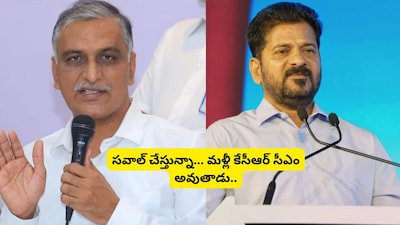 Harish Rao Challenges CM Revanth Reddy: "Contest Against Me and Win!"